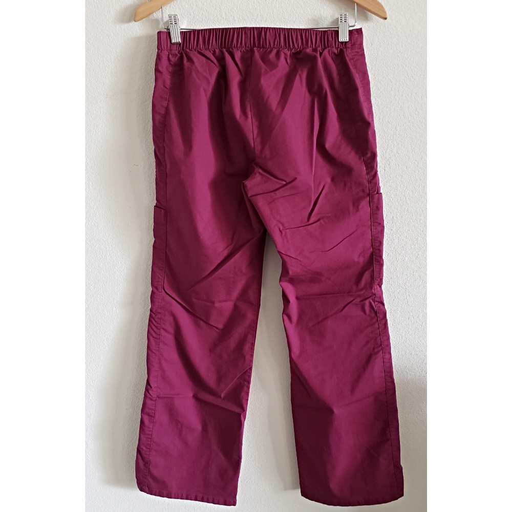 Burgundy Scrub Pants - Picture 7 of 12